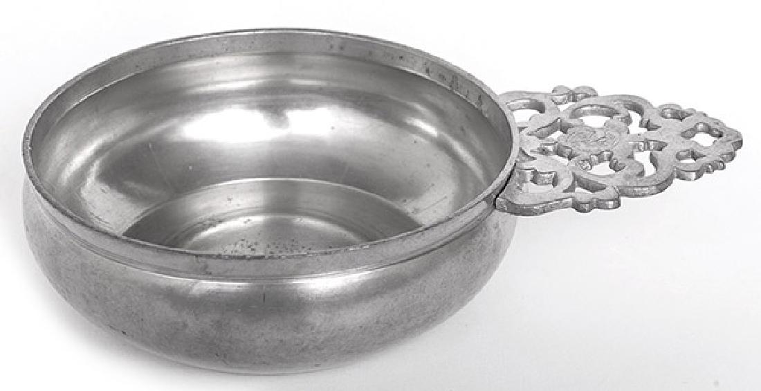 Pewter Porringer by Samuel Hamlin (1 of 7)