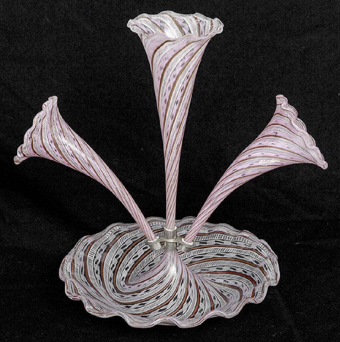 Victorian Art Glass Epergne (1 of 8)