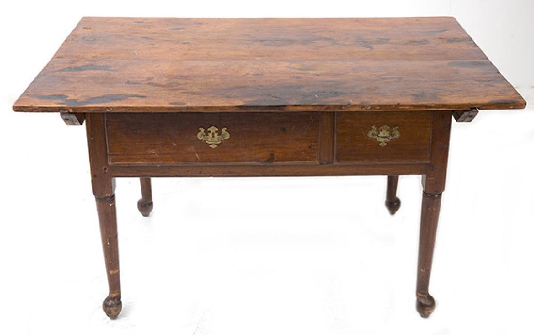 N.E. Queen Anne Pin Top Work Table (1 of 10)