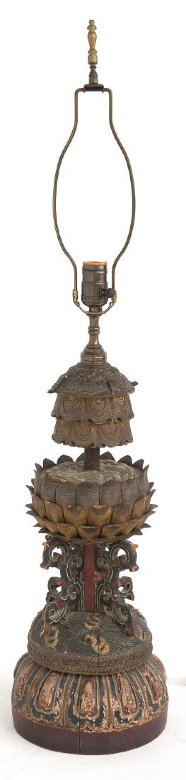 Early Carved and Painted Chinese Architectural Finial (1 of 9)