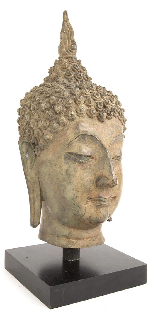Bronze Buddha Head (1 of 9)