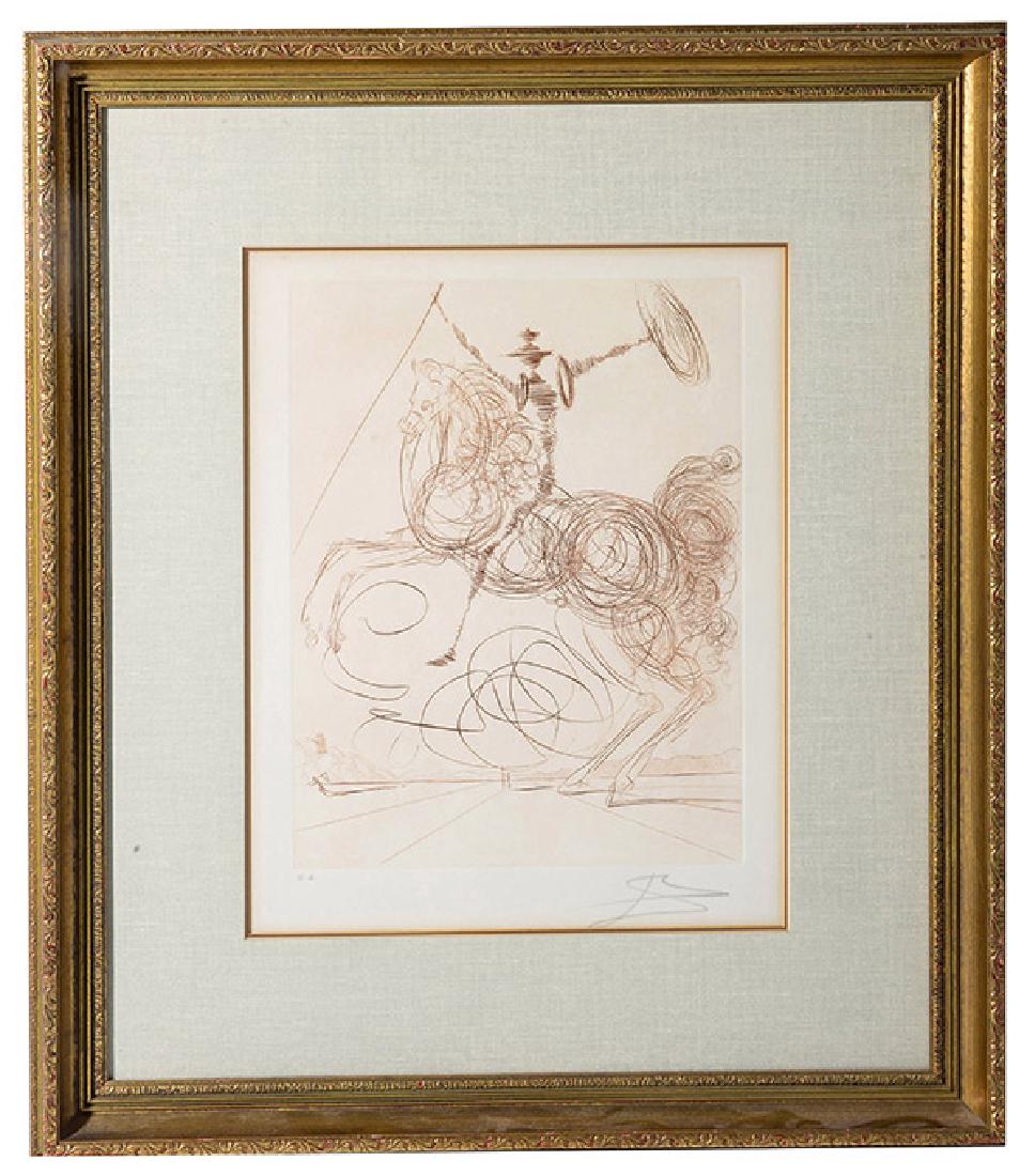 Salvador Dali "Don Quixote" Etching (1 of 8)