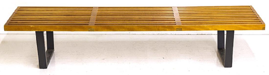Early George Nelson and Associates Slat Bench (1 of 10)