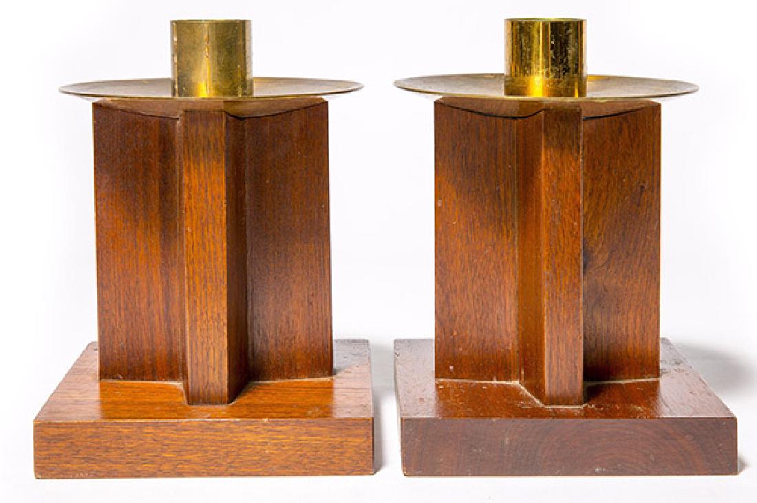 Frank  Lloyd Wright (Attribution) Candlestick (1 of 6)