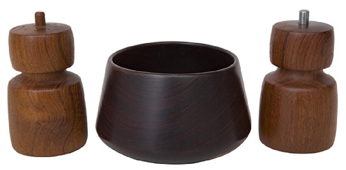 Rosewood Bowl & Italian Salt and Pepper (1 of 5)