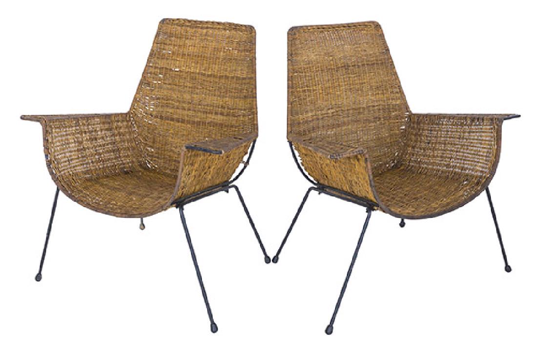 Hendrick Van Keppel & Taylor Green Lounge Chairs (1 of 8)