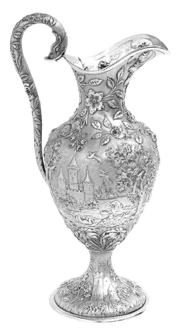 Sterling Repousse Water Pitcher (1 of 10)