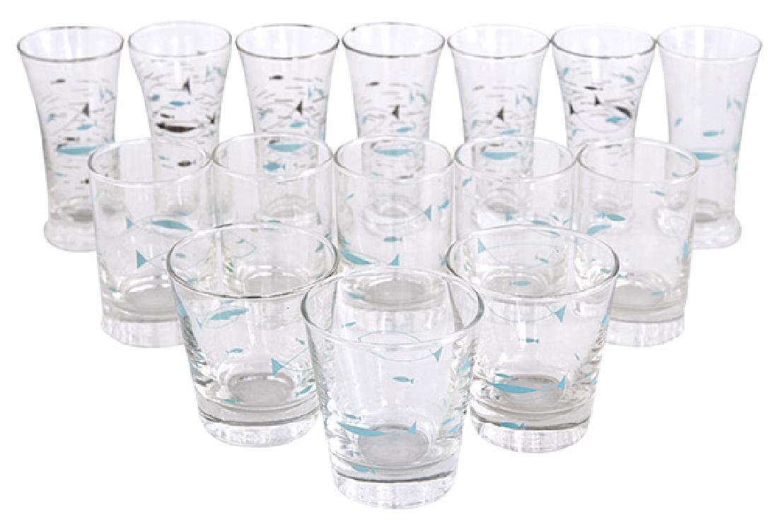 Libbey Atomic Fish Glasses (1 of 5)