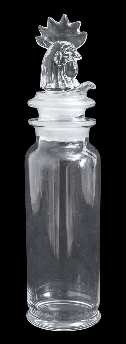 Heisey Glass Rooster Cocktail Shaker (1 of 6)