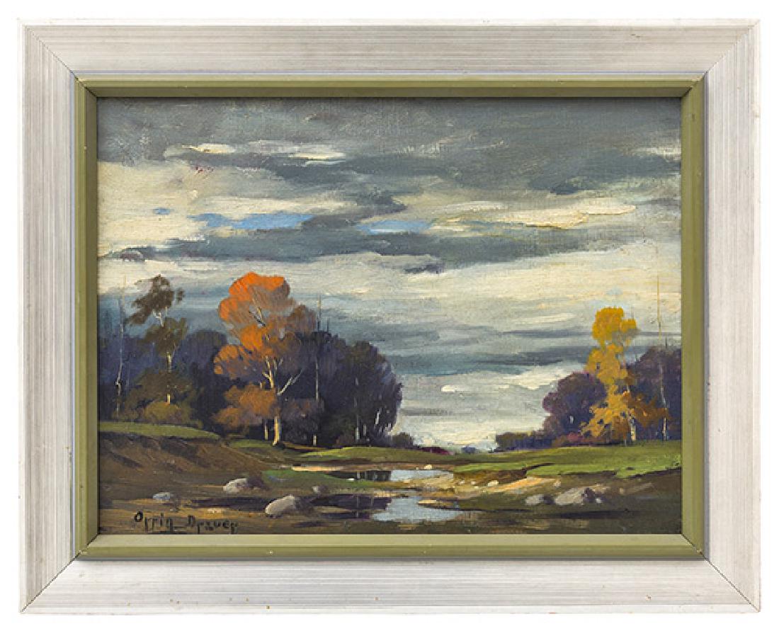 Orrin Draver (1895-1964) Oil (Indiana, Nebraska) (1 of 6)