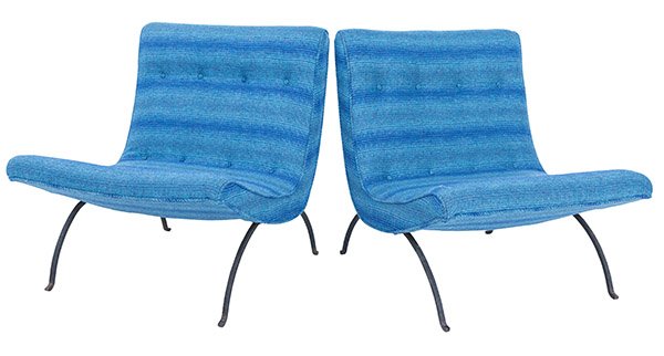 Milo Baughman Scoop Lounge Chairs (1 of 6)