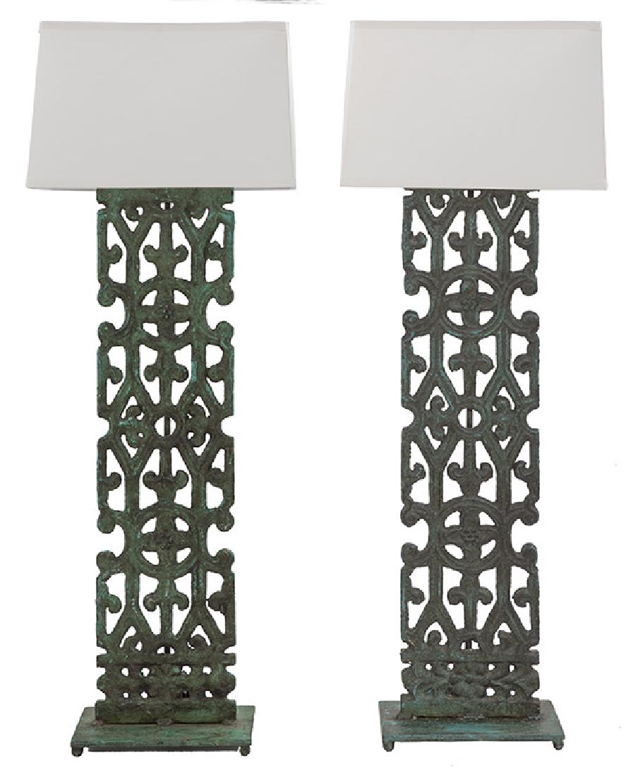 Mid Century Bronze Lamps (1 of 8)