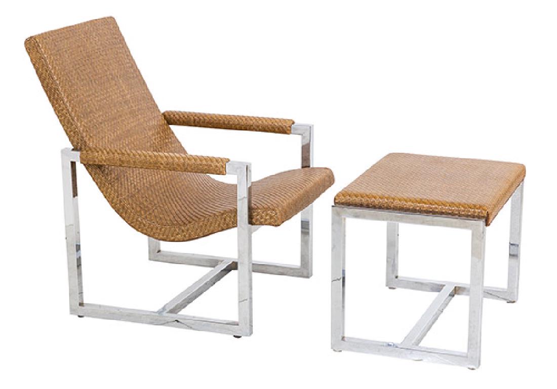 Ralph Lauren Lounge Chair and Ottoman (1 of 11)