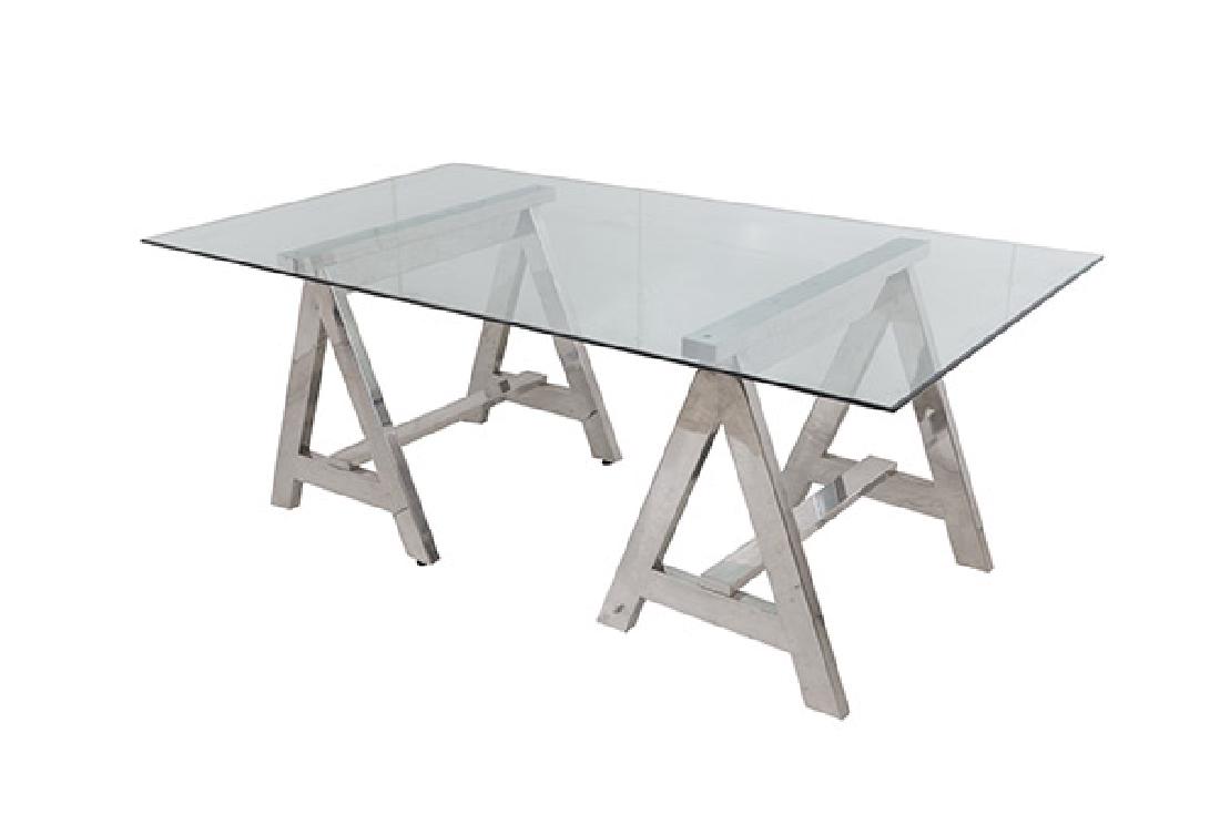 Ralph Lauren Saw Horse Desk/Dining Table (1 of 10)