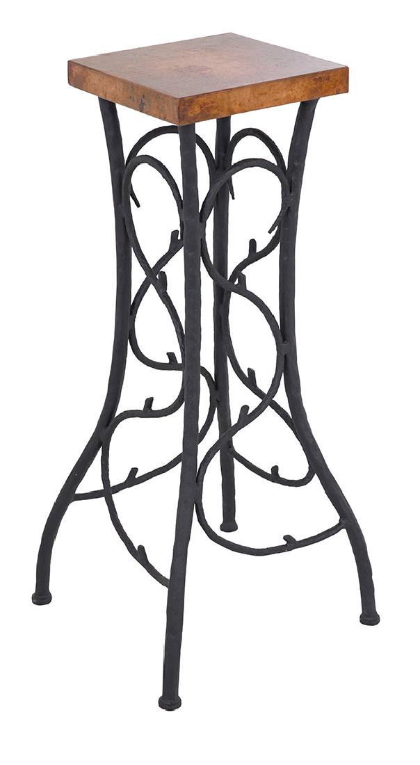 Custom Iron and Copper Pedestal (1 of 10)