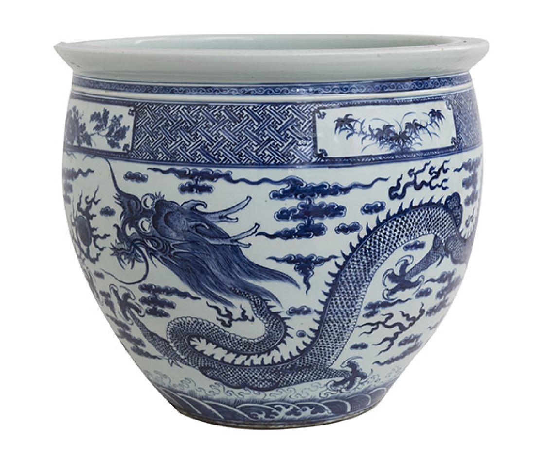 19th Century Chinese Export Imari Fish Bowl