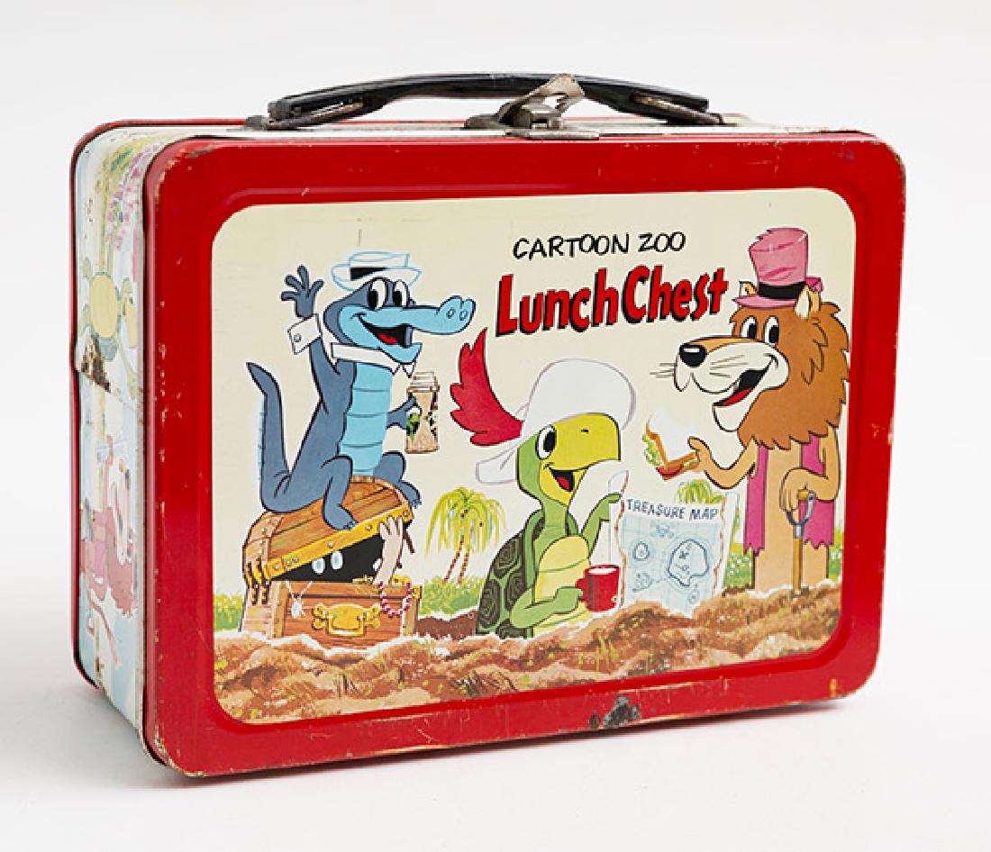 Cartoon Zoo Lunch Chest Vintage Lunchbox: more info to come