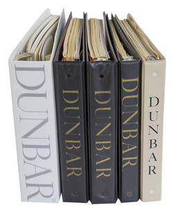 Dunbar Furniture Manuals: Five Original Dunbar manuels. Berne, Indiana.