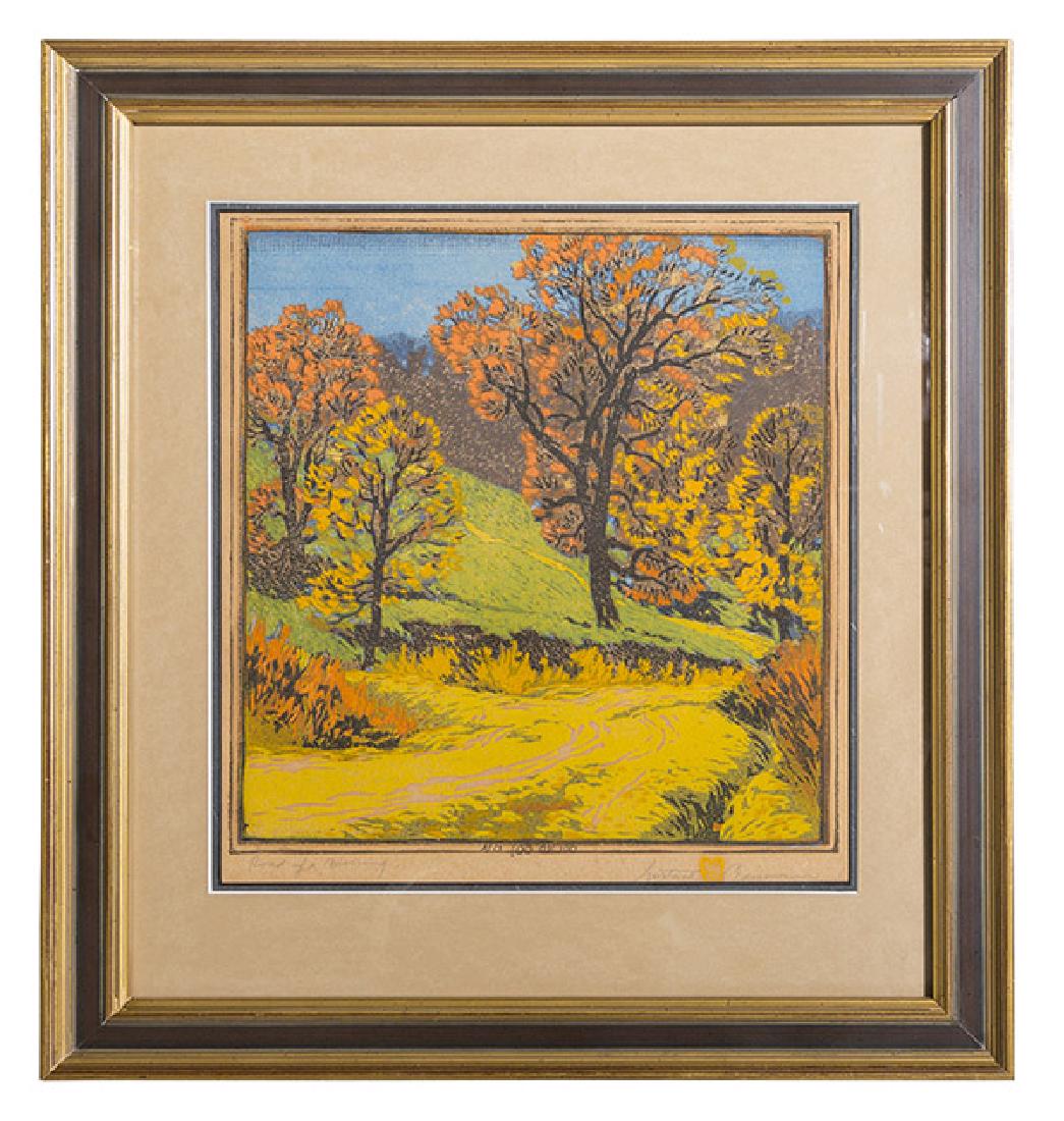 Gustave Baumann Color Woodblock Print (1 of 13)