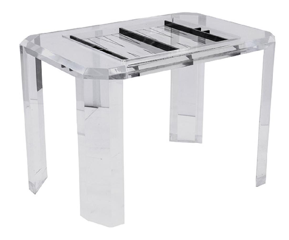 Lucite Backgammon Table (1 of 13)