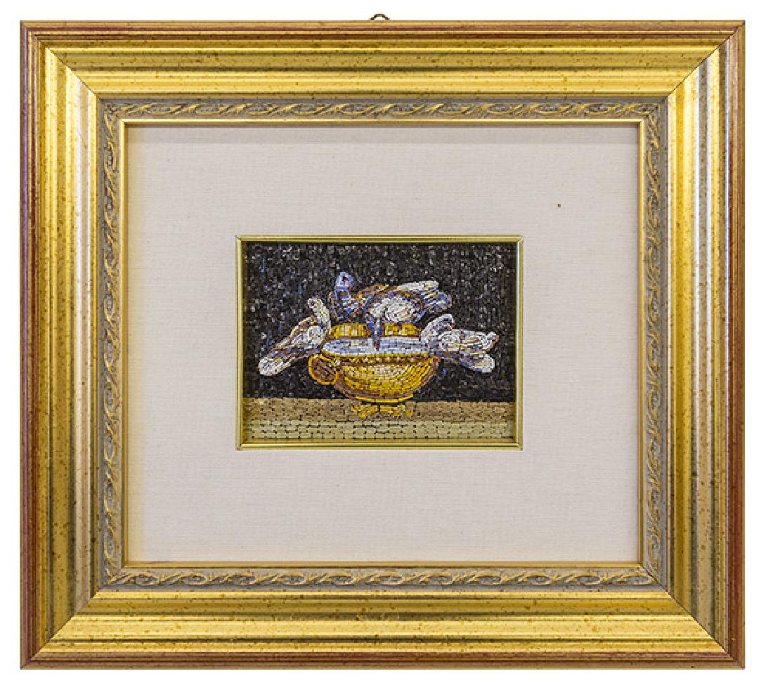 Micro Mosaic Birds on a Basket (1 of 5)