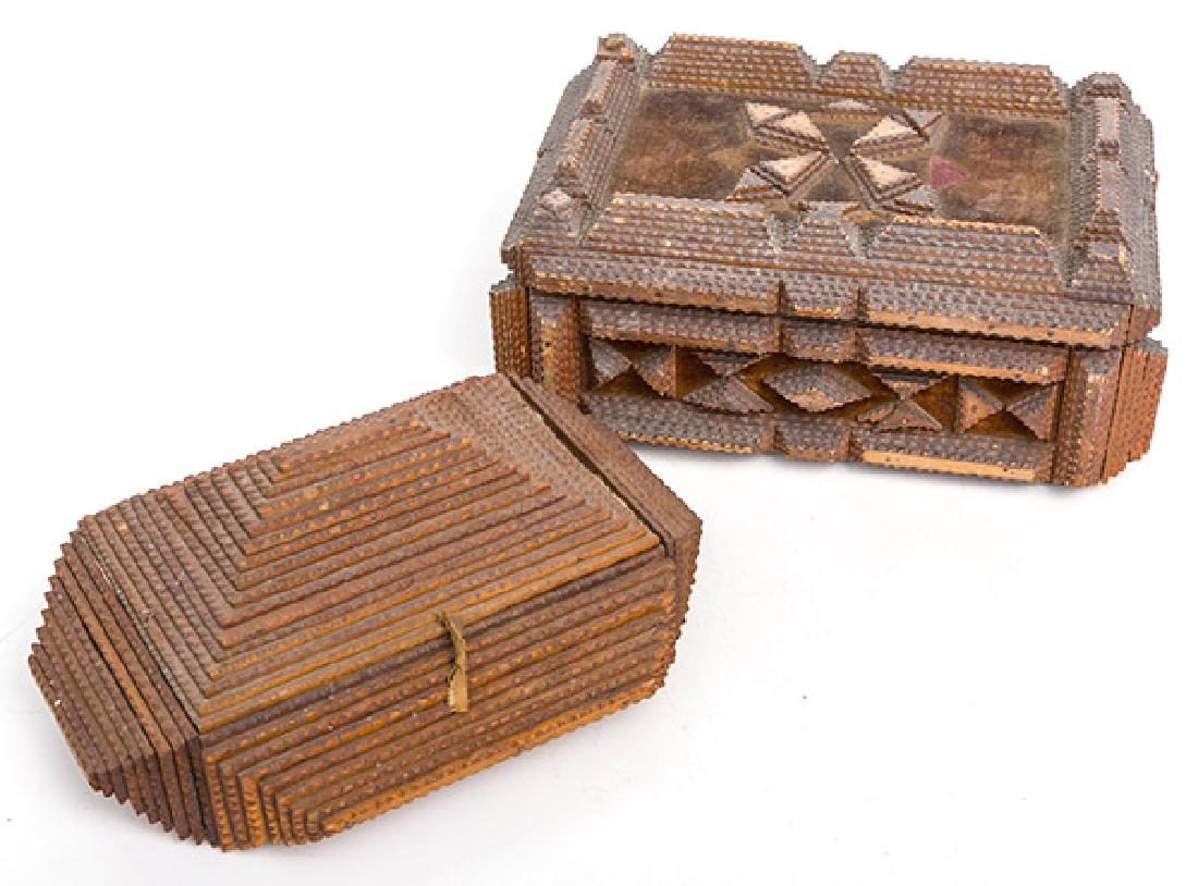 Tramp Art Boxes (1 of 11)