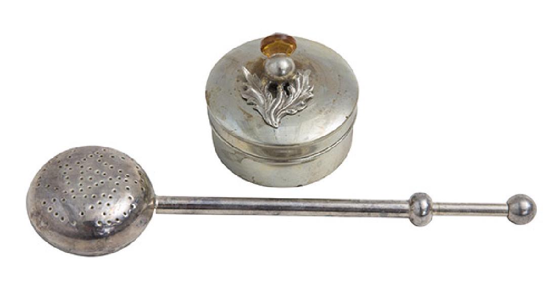 Silver Tea Strainer and Box (1 of 6)