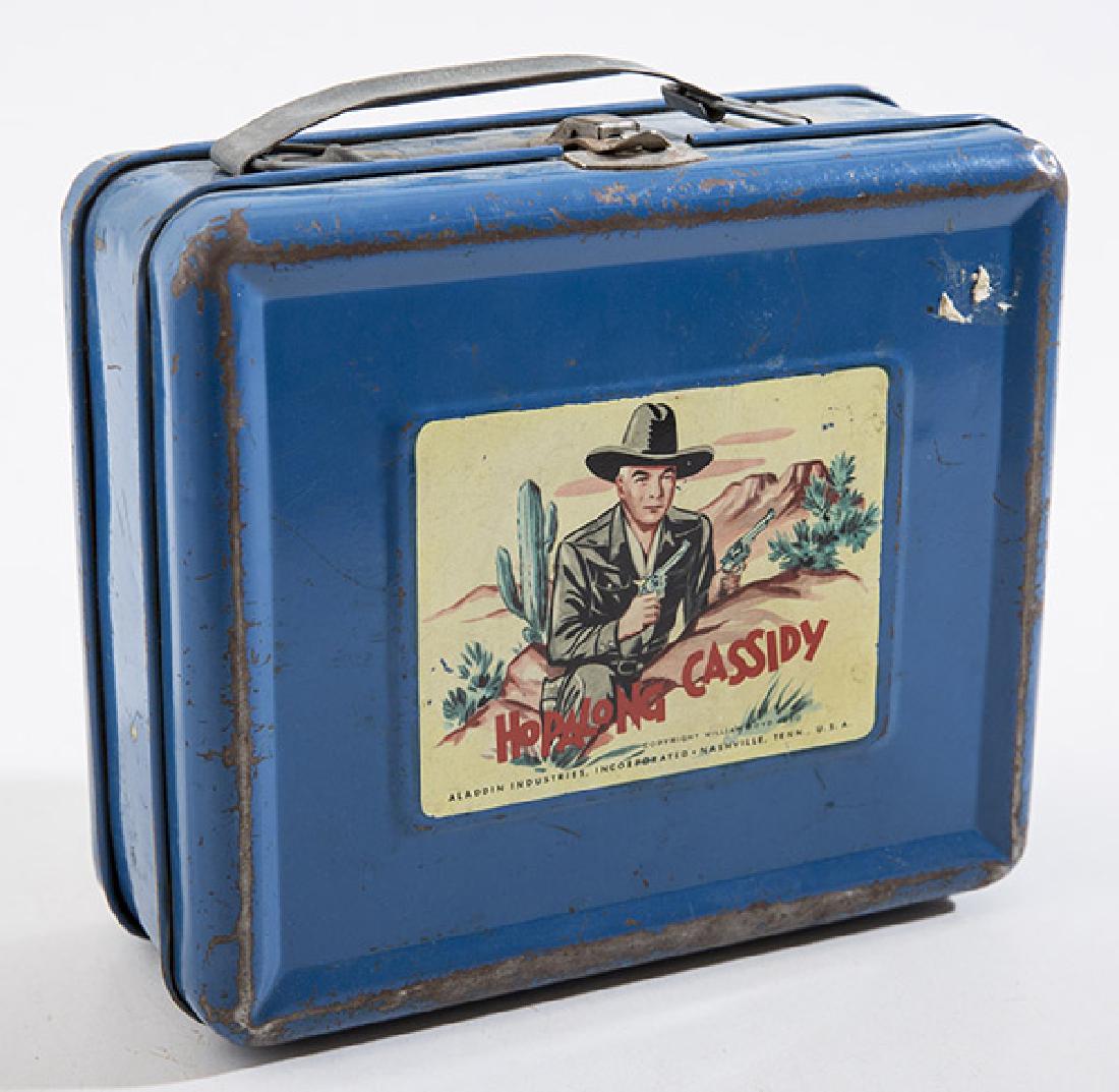 Hopalong Cassidy Vintage Lunchbox: 8w x 4d x 7h
