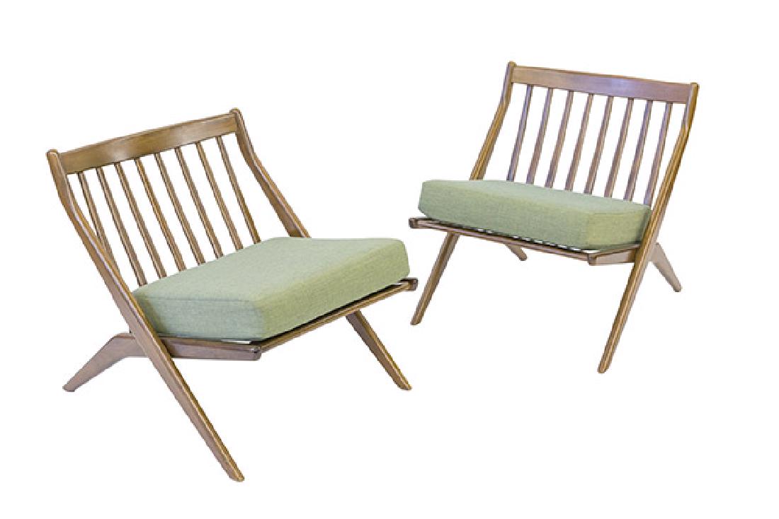 Folke Ohlsson "Scissor" Lounge Chairs (1 of 13)