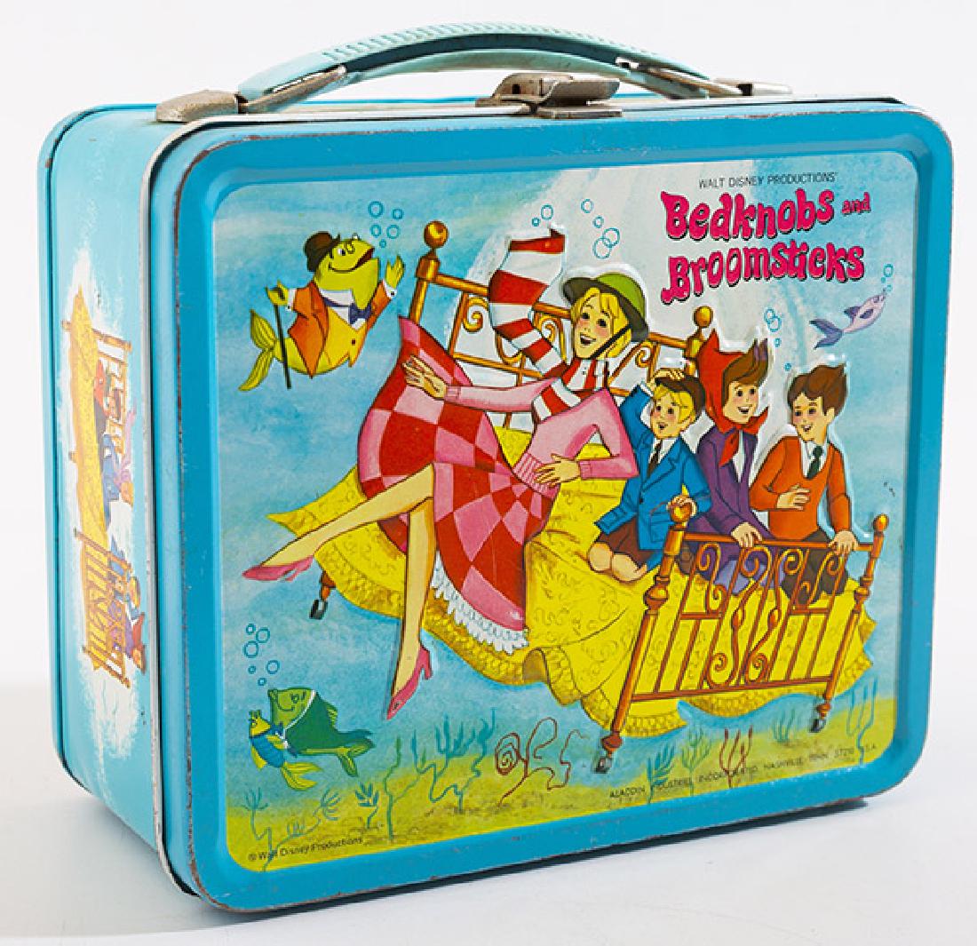 Bedknobs and Broomsticks Vintage Lunchbox: 8w x 4d x 7h