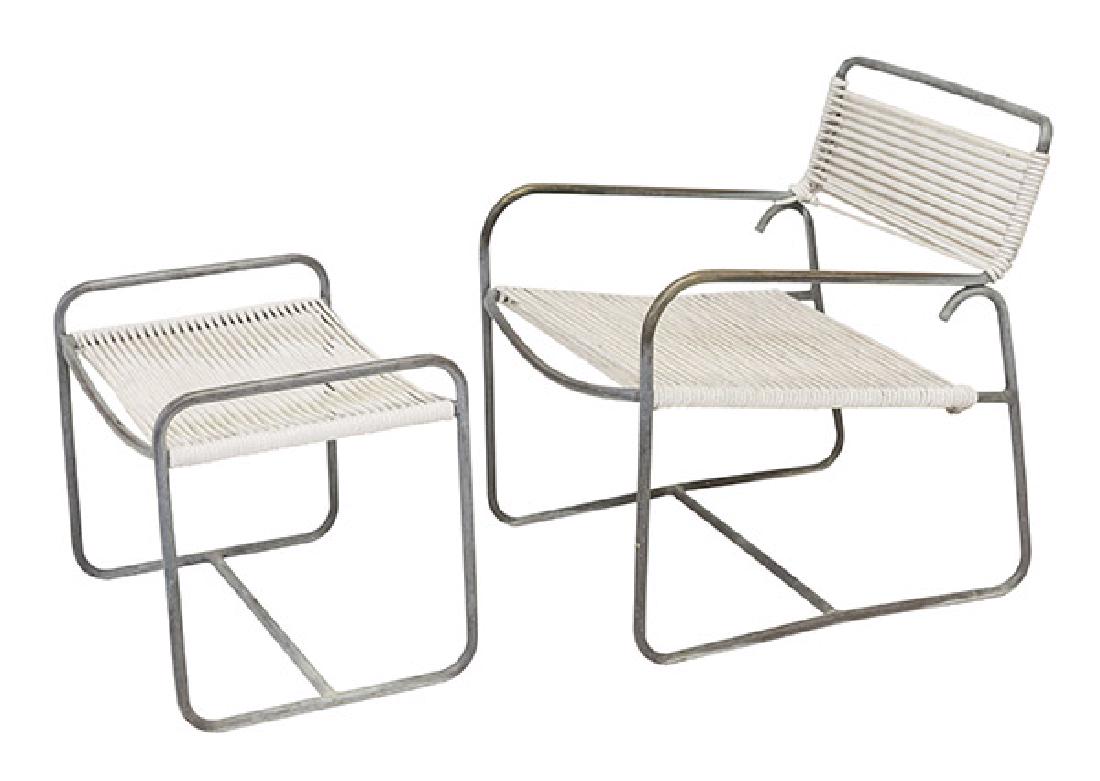 Walter Lamb C-5700 Chair & C-5706 Ottoman (1 of 10)