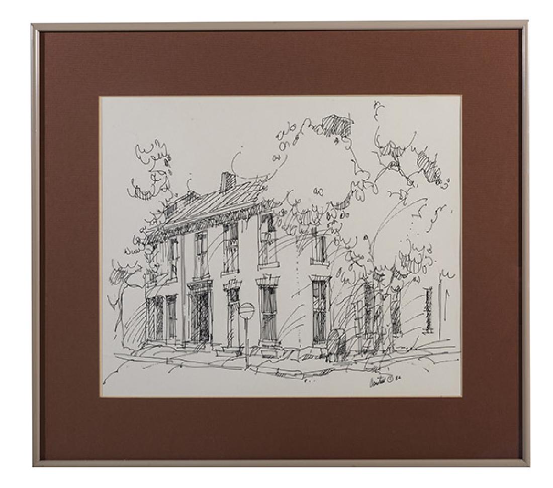 James Cantrell (20th Century) Pen & Ink (KY) (1 of 6)