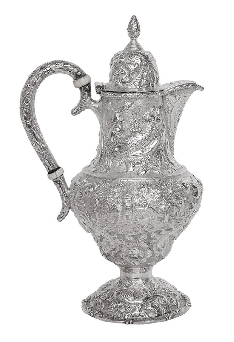 The Loring andrews Co. Sterling "Castle Pattern" Syrup (1 of 7)