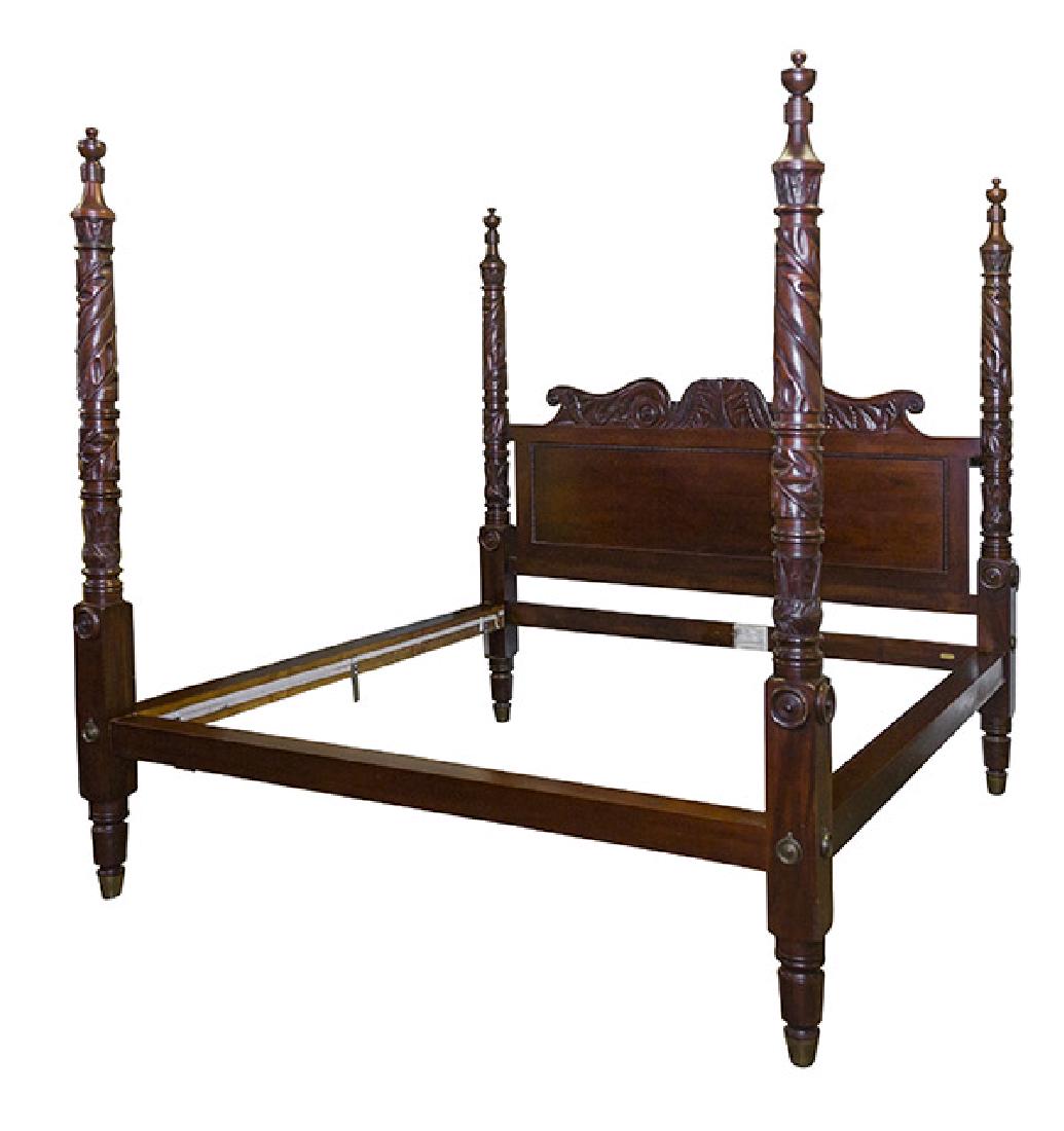 Ralph Lauren Mahogany Barley Twist King Canopy Bed Apr 14 2019 Chandler S International Estates In Nc