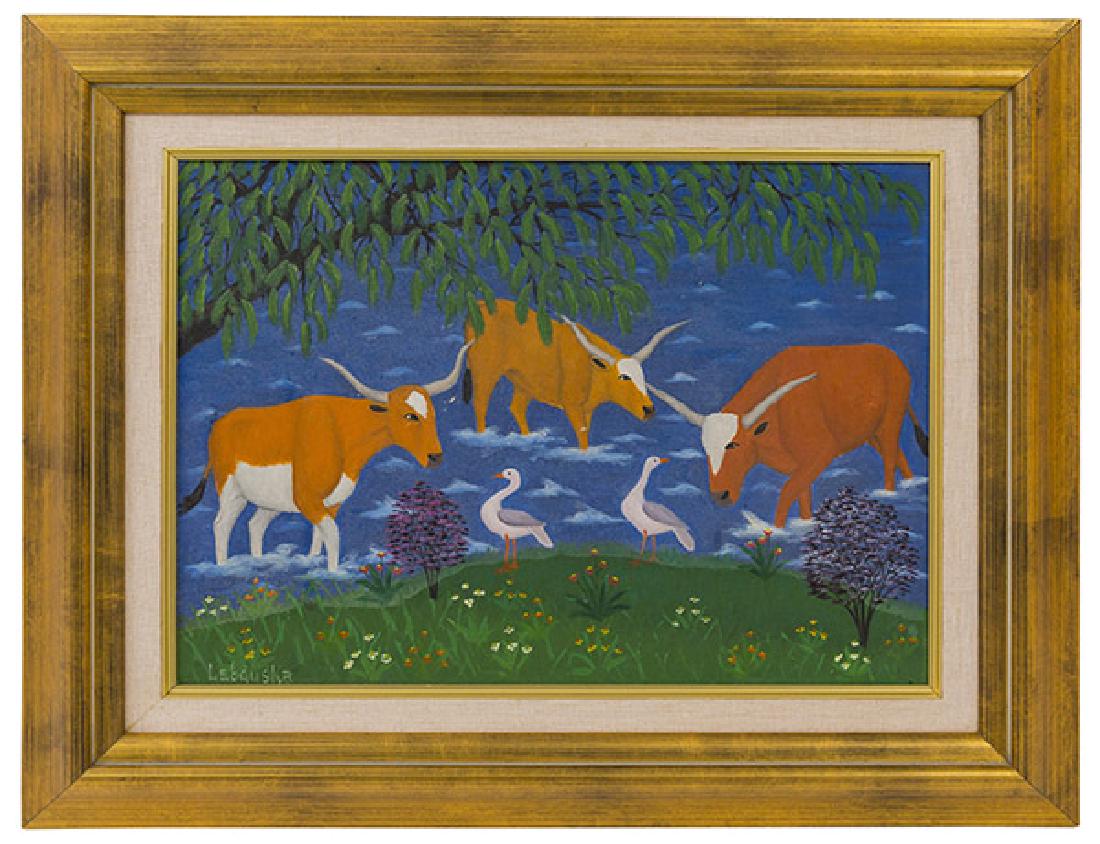 Lawrence Lebduska (1894-1966) Oil (NY, MA,Germany) (1 of 6)