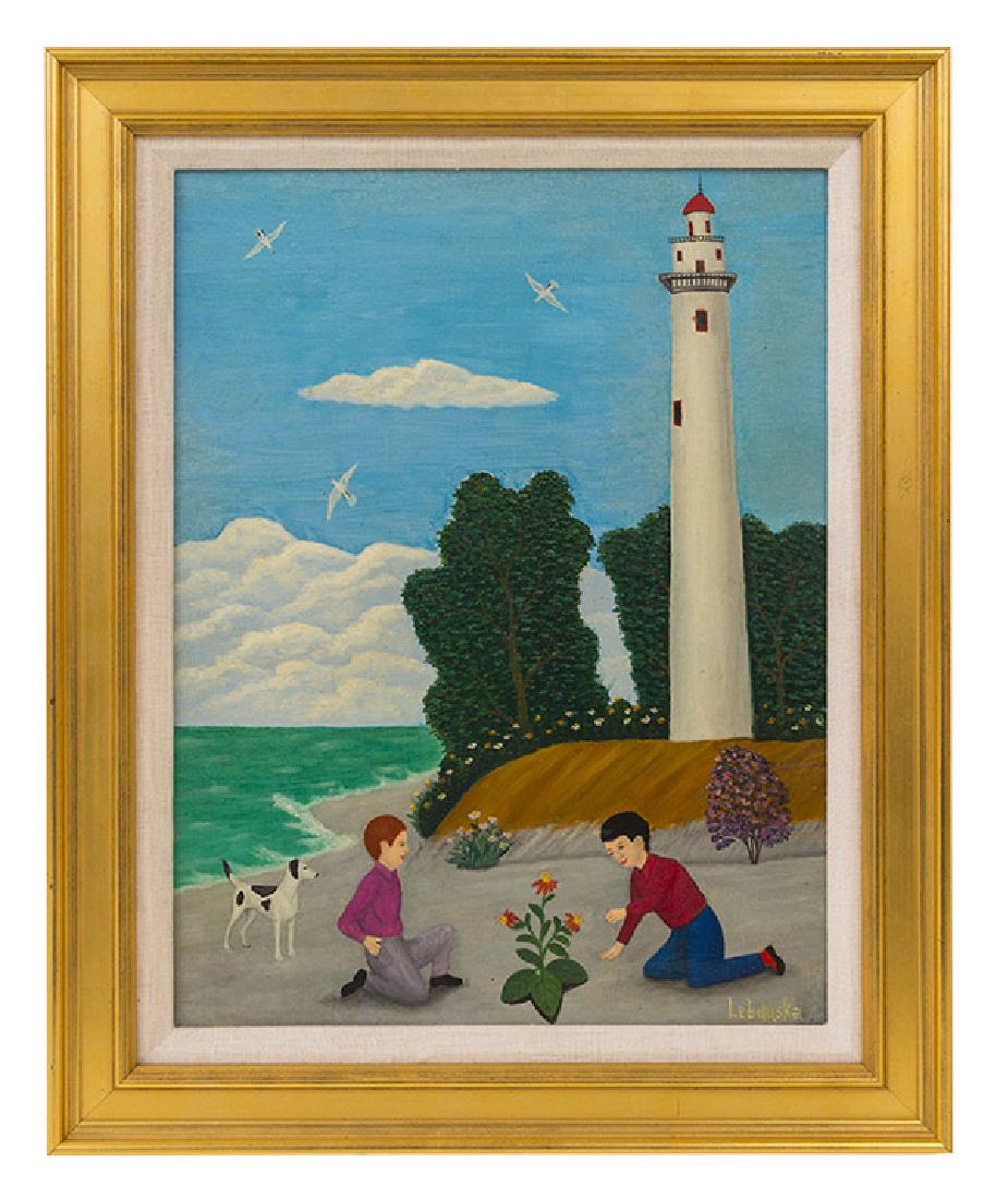 Lawrence Lebduska (1894-1966) Oil (NY, MA,Germany) (1 of 6)