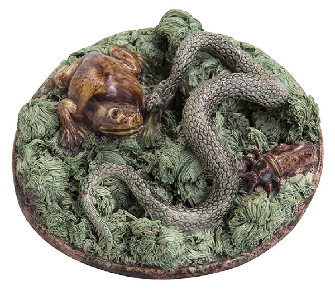 Manuel Mafra (1831-1905)  Palissy Plate (1 of 9)