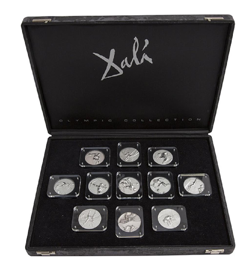 1984 Salvador Dali Sterling Silver Coin Set (1 of 8)