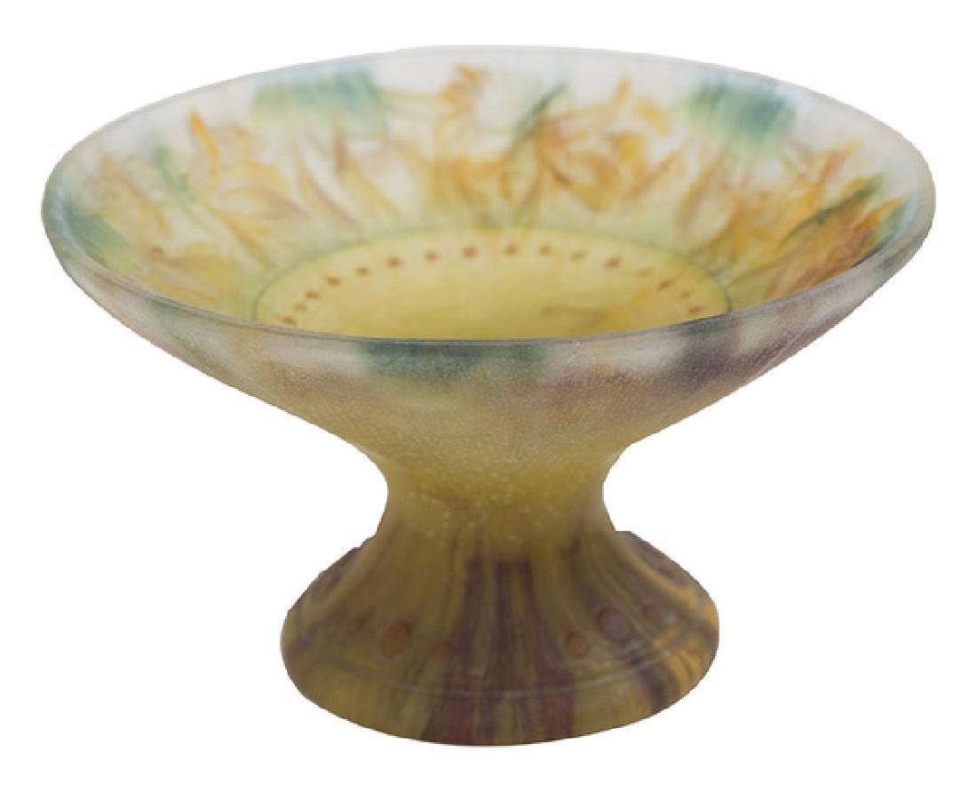 Daum Nancy Style Cameo Glass Compote (1 of 8)