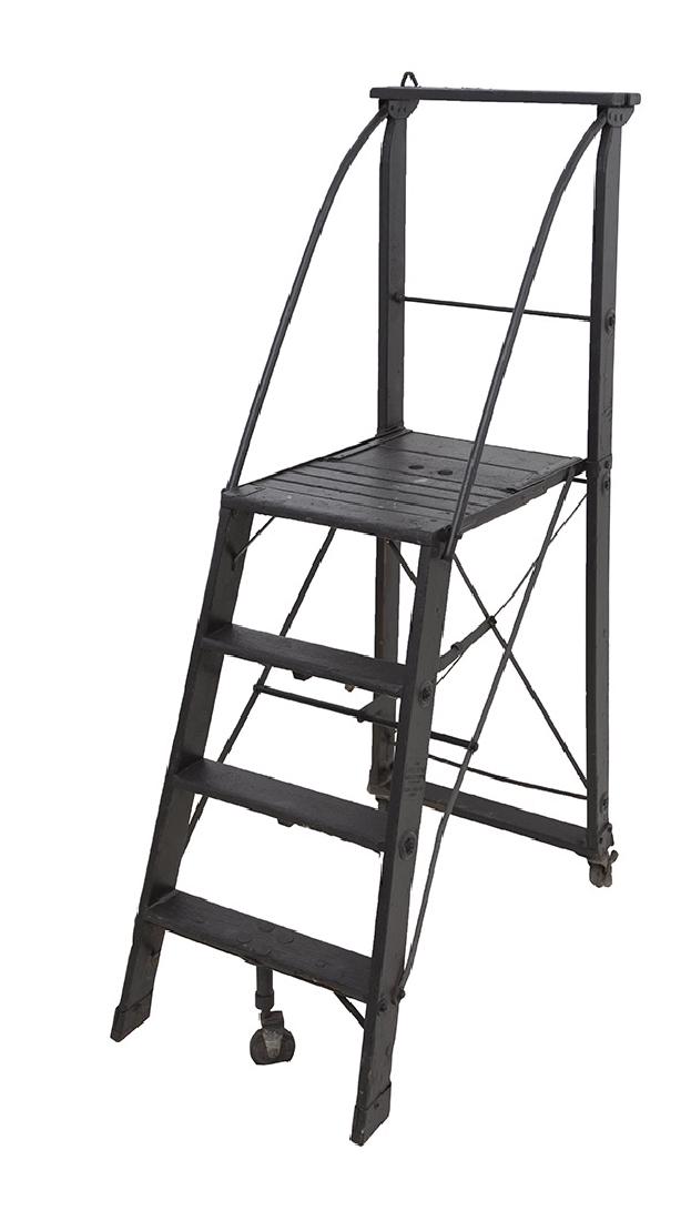 Black Industrial Folding Ladder (1 of 14)