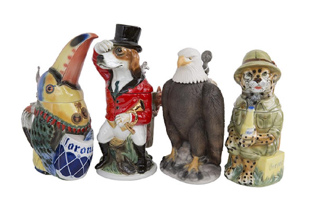 Four Various Animal Steins (1 of 7)