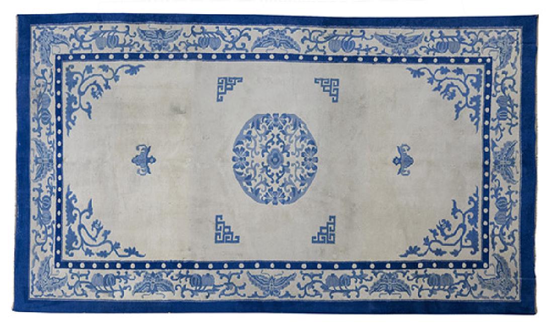 Semi Antique Chinese Oriental Rug (1 of 11)