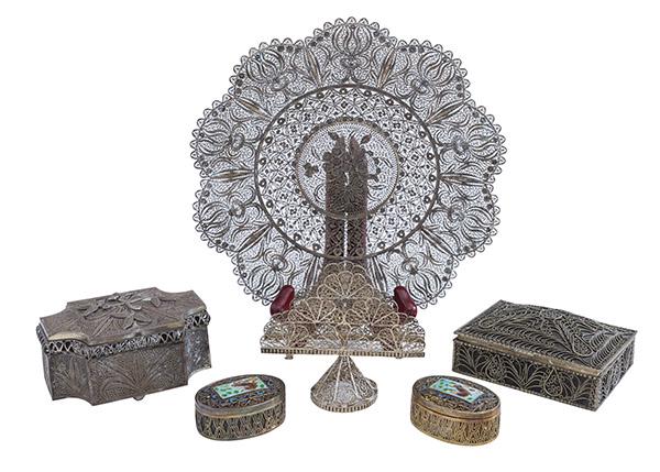 Assembled Silver and Enamel Grouping (India) (1 of 14)