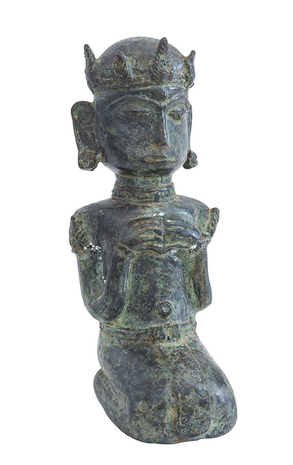 Bronze Seated Female Figure (1 of 7)