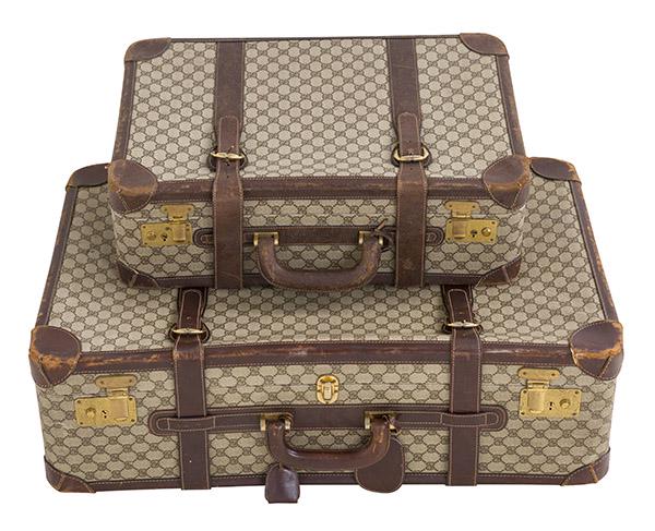 Guicci (Top hatter) Extra Large Hard Case Luggage (1 of 14)