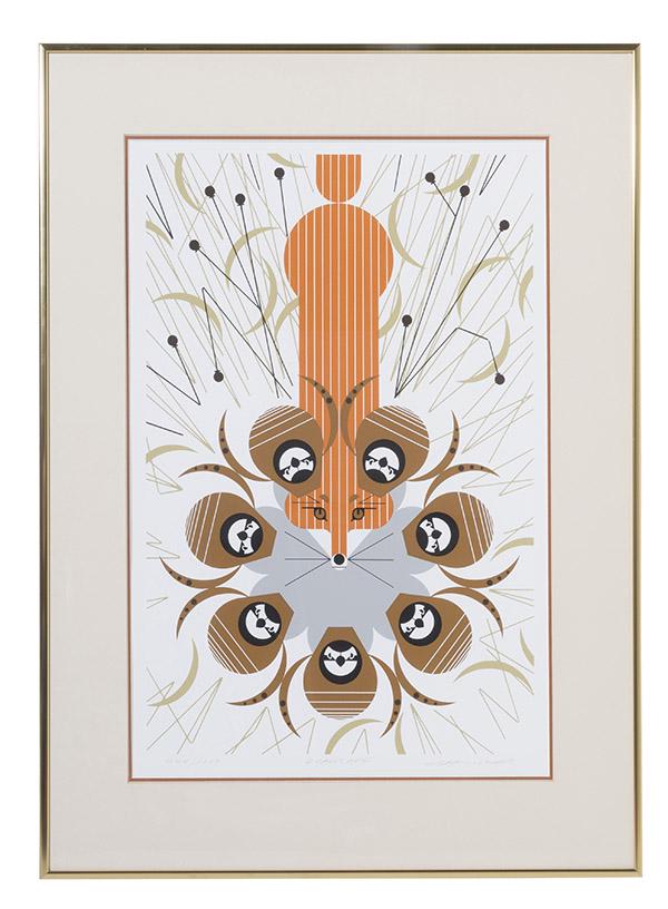 Charley Harper (1922-2007)  Serigraph (Cincinnati) (1 of 6)