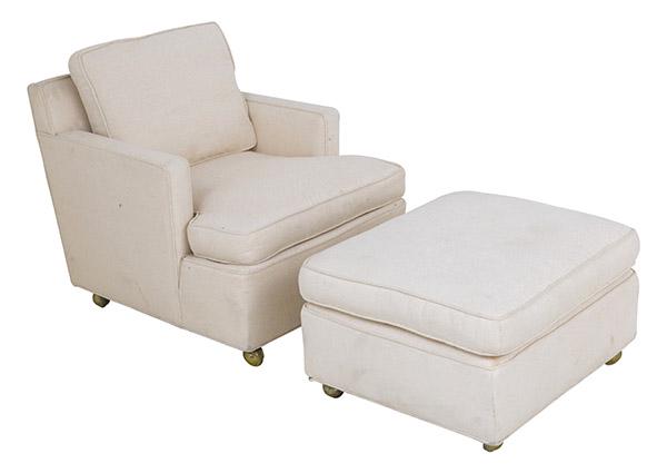 Edward Wormley Lounge Chair and Ottoman (1 of 9)