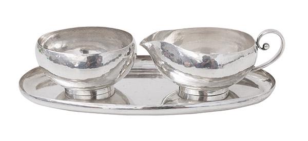 Randahl Sterling Creamer, Sugar and Tray (1 of 11)