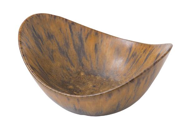 Gunner Nylund Bowl: Bowl, Rorstrand, Sweden, 1950. Glazed stoneware. 4w x 3 1/8d x 2h