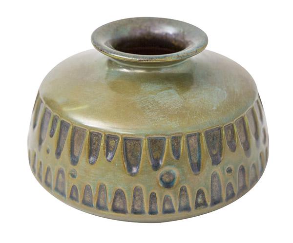 Zsolnay Iridescent Green Vase (1 of 6)